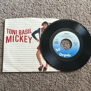 Vintage Toni Basil Mickey record with the original sleeve.